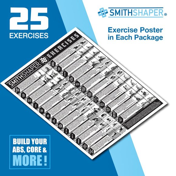 SmithShaper® Ab Squat Roller™ (ASR) for Wall Squats, Ab roll-outs, & More - Picture 8 of 9